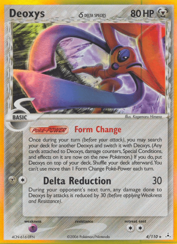 Deoxys (Delta Species - Defense Forme)
