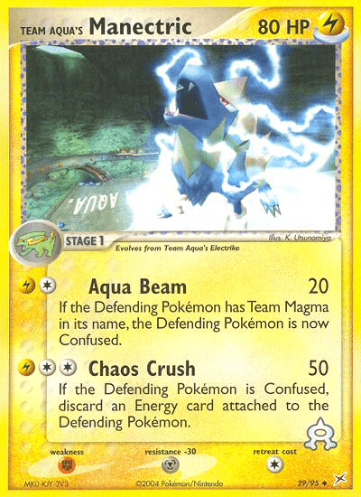 Team Aqua's Manectric - 29/95