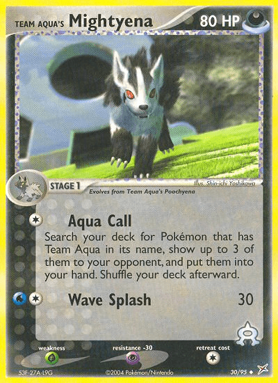 Team Aqua's Mightyena - 30/95
