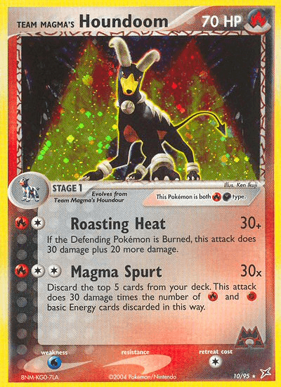 Team Magma's Houndoom - 10/95