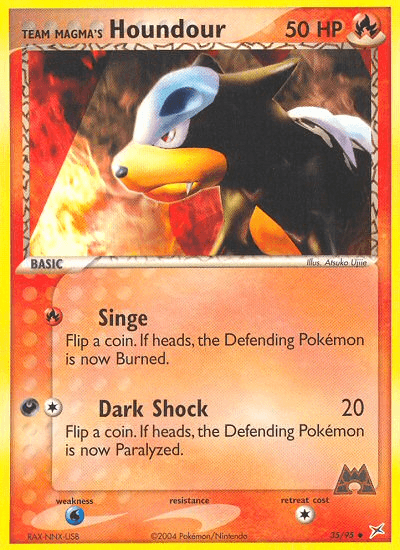 Team Magma's Houndour - 35/95