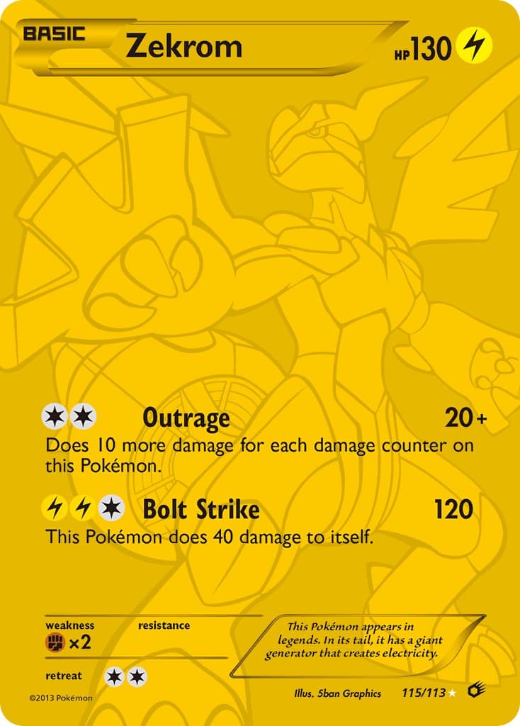 Zekrom (115 Full Art Secret Rare)