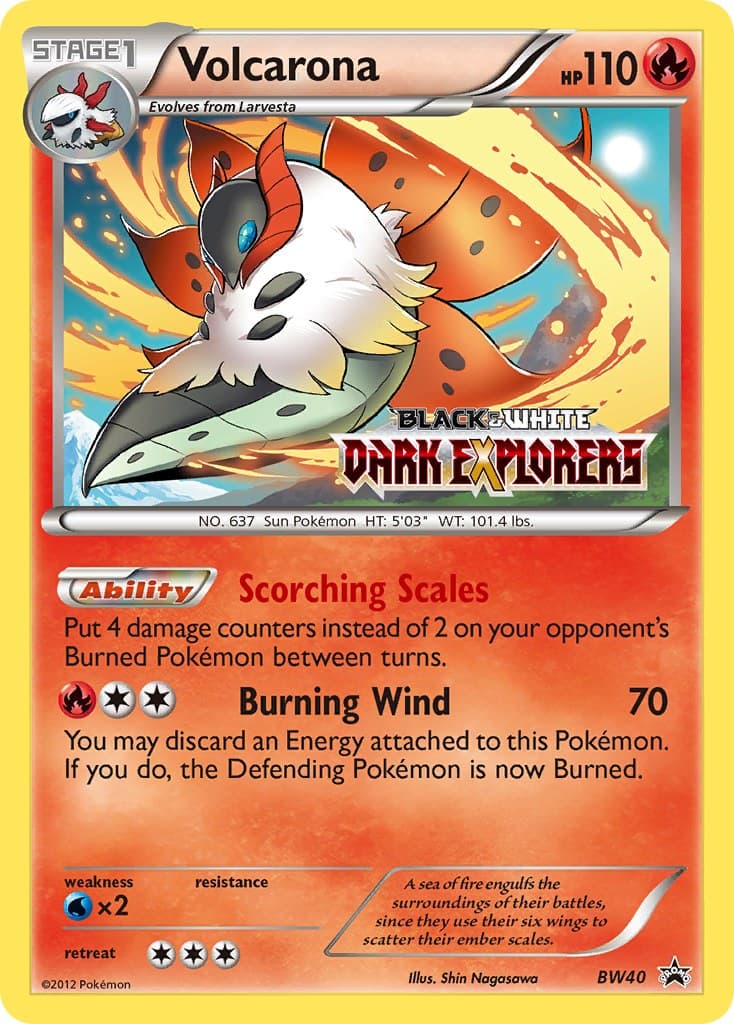 Volcarona - BW40 (Prerelease) [Staff]