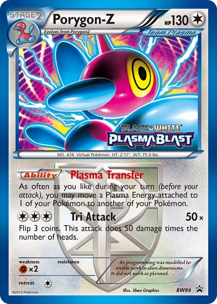 Porygon-Z (Team Plasma) - BW84 (Prerelease) [Staff]