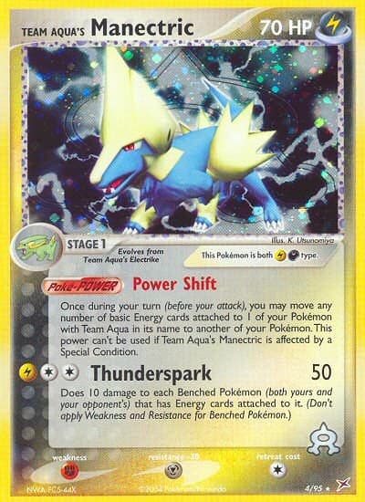 Team Aqua's Manectric - 4/95