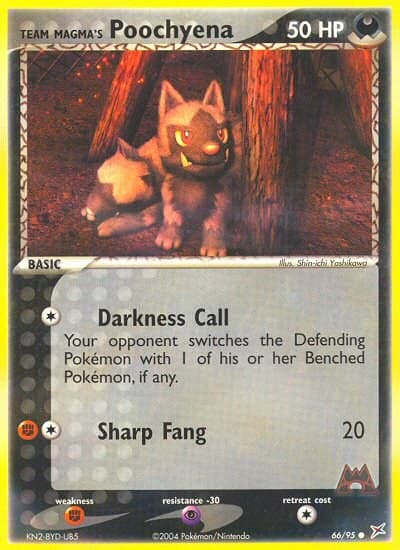 Team Magma's Poochyena - 66/95
