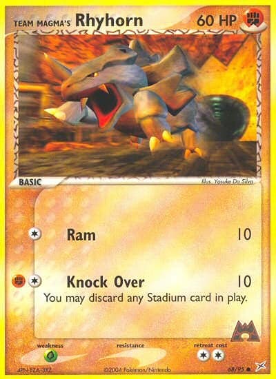 Team Magma's Rhyhorn - 68/95