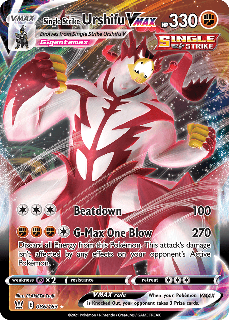 Single Strike Urshifu Vmax