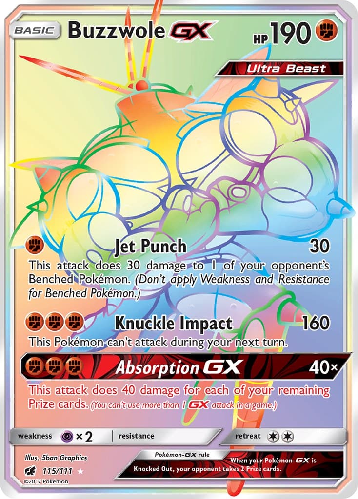 Buzzwole GX (Secret)
