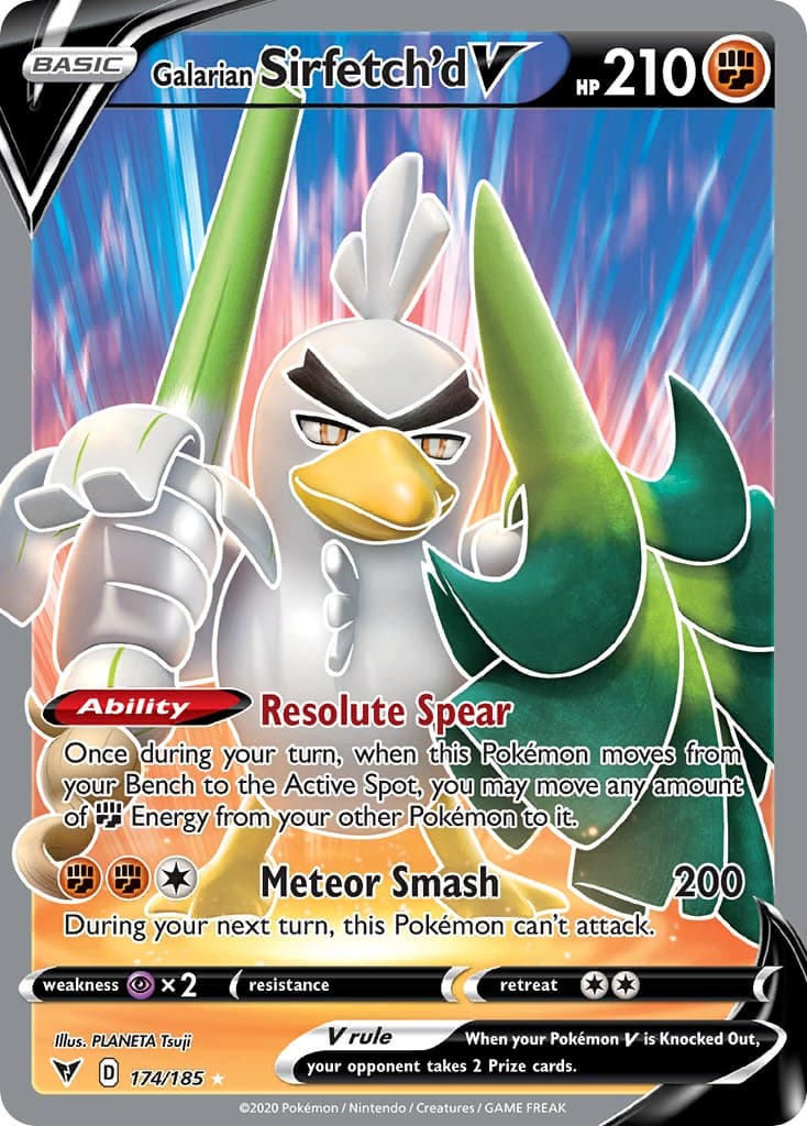 Galarian Sirfetch'd V (Full Art)