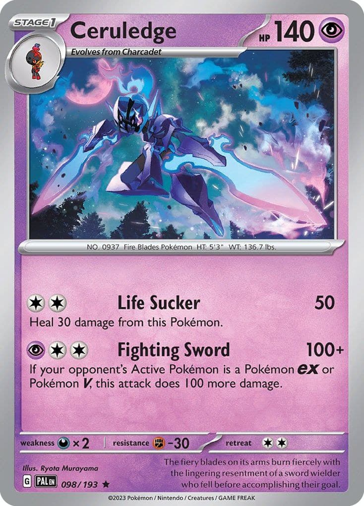 Ceruledge (Cosmos Holo)