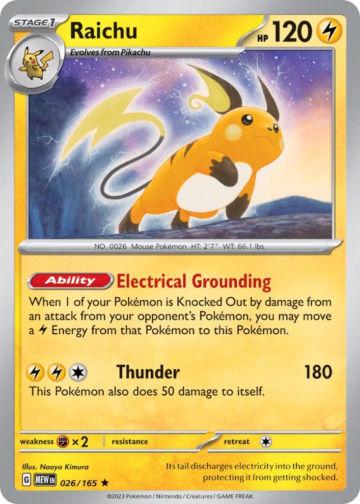 Raichu (Cosmos Holo)