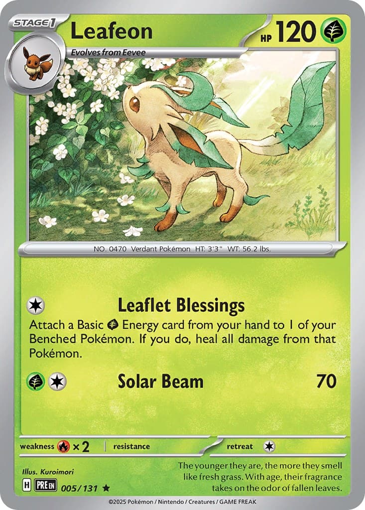 Leafeon (Cosmos Holo)