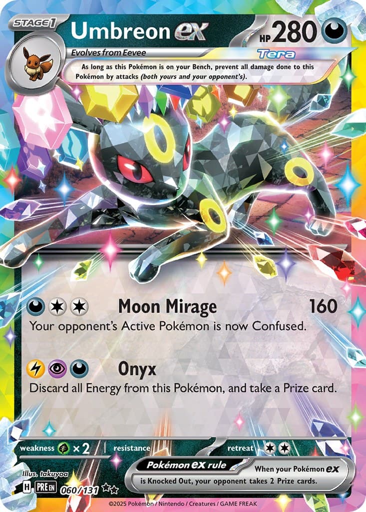 Umbreon ex (Prismatic Evolutions Stamp)