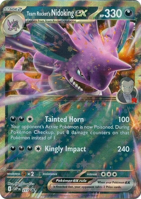Team Rocket's Nidoking EX
