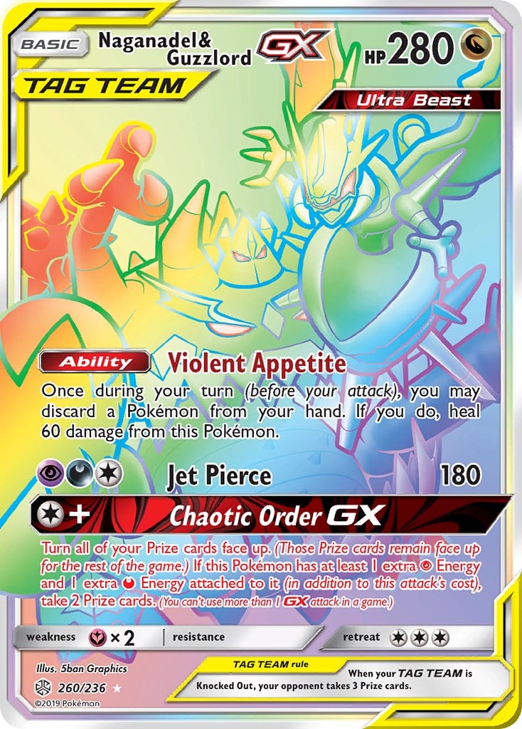 Naganadel & Guzzlord GX (Secret)