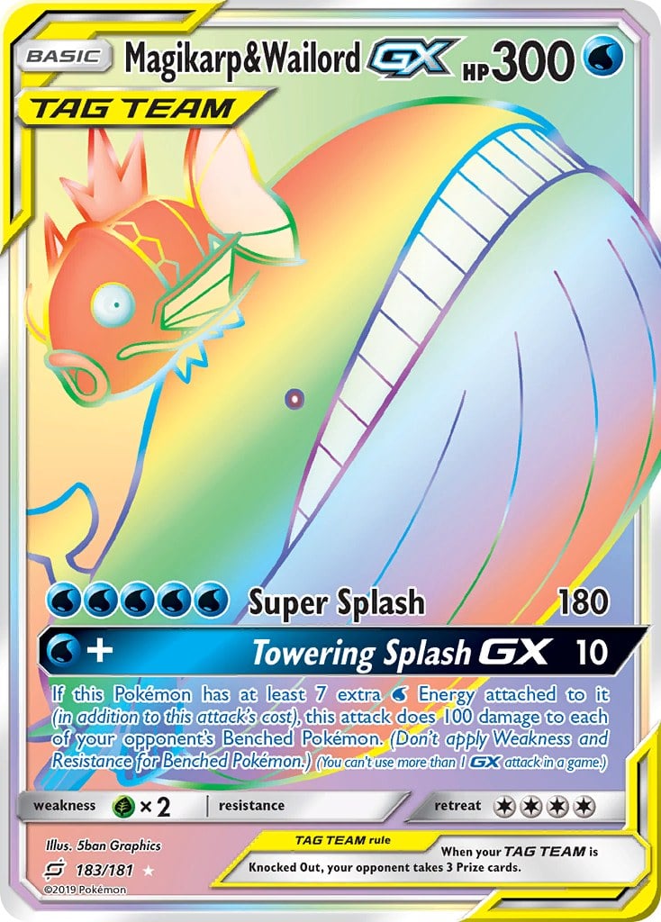 Magikarp & Wailord GX (Secret)