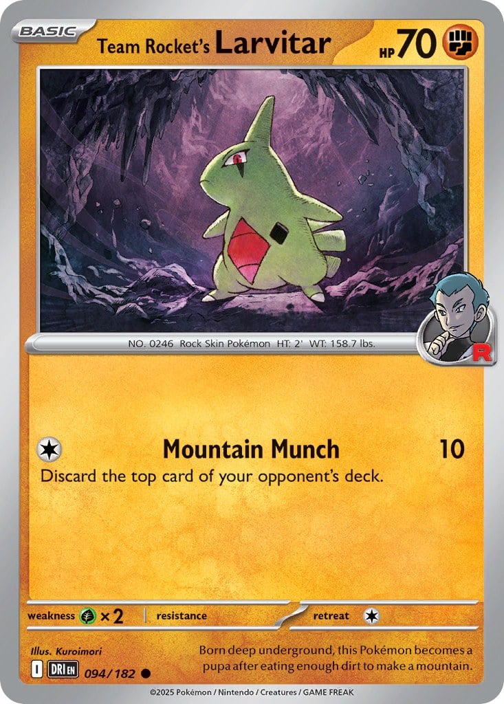 Team Rocket's Larvitar