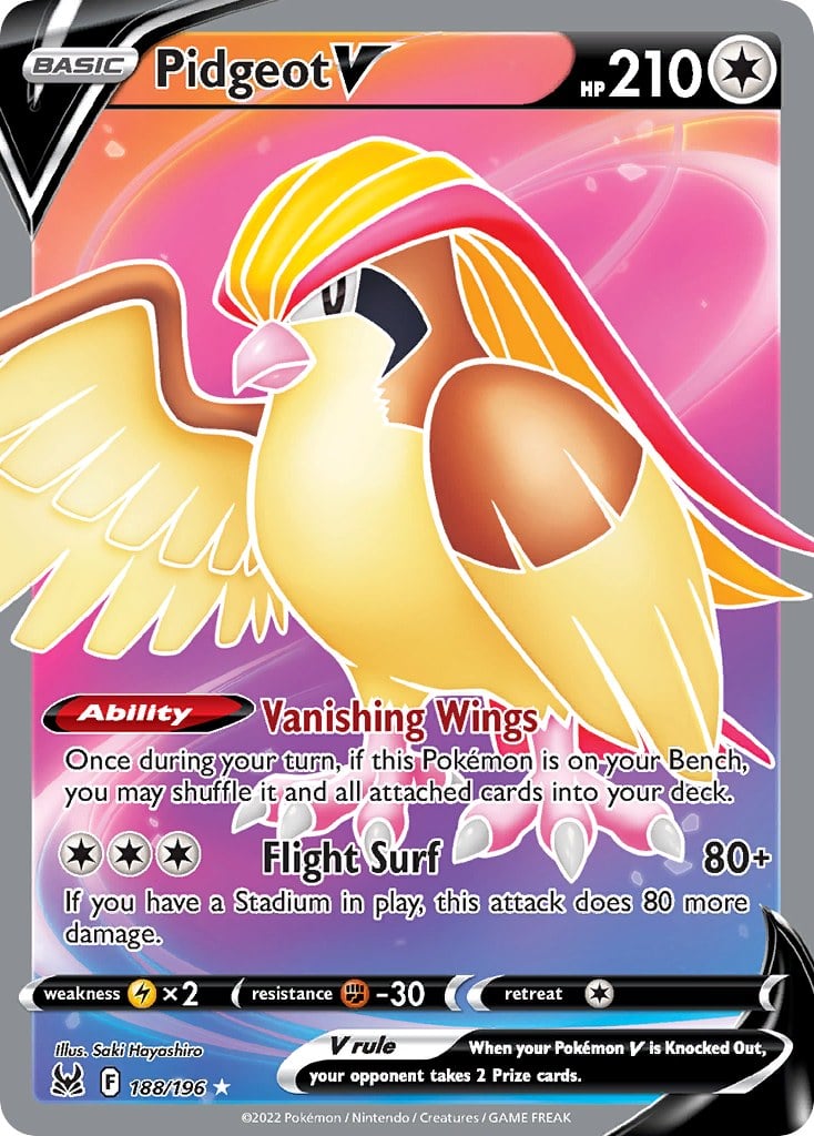 Pidgeot V (Full Art)