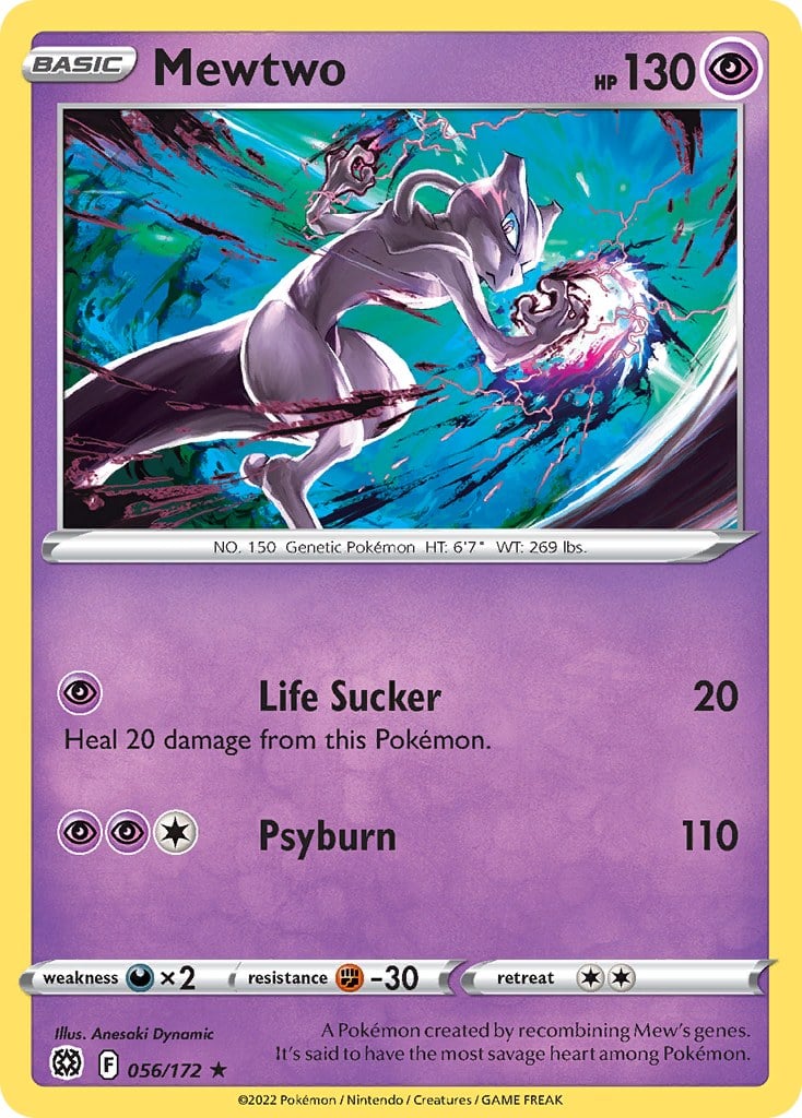 Mewtwo (Brilliant Stars Stamp)