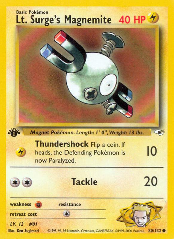 Lt. Surge's Magnemite (80)
