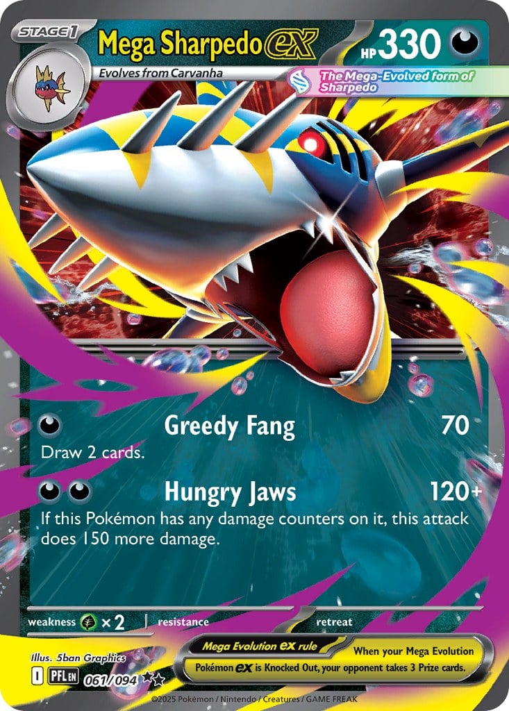 Mega Sharpedo ex