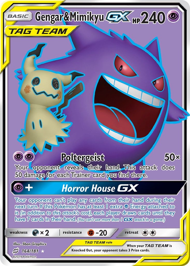 Gengar & Mimikyu GX (Full Art)
