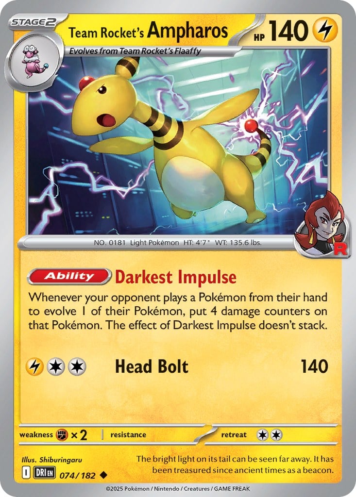 Team Rocket's Ampharos